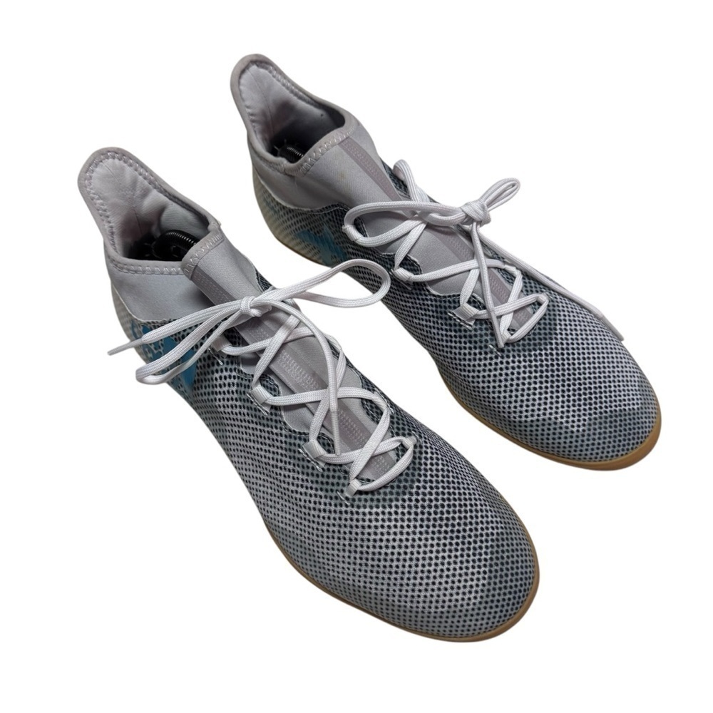 adidas X Tango 17.3 Tf J White/Energy Blue size 12.5